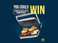 Win a Breville Toast & Melt 4-Slice Sandwich Press - Taipan Hydraulics