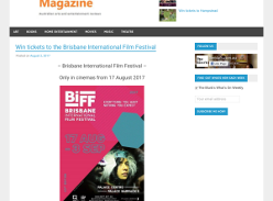 Win Brisbane International Film Festival double passe