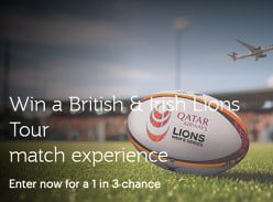 Win 1 of 3 British & Irish Lions Test Match Experiences