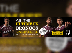 Win 1 of 30 Exclusive Broncos Experiences - National Storage