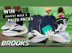 Win 1 of 5 Brooks Ghost Max Prize Packs