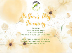 Win a Buffet Breakfast for Four on May 10th - Leonay Golf Club