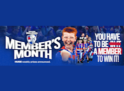 Win 1 of 4 Bulldogs Prizes - Western Bulldogs