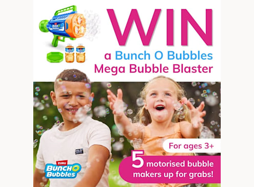 Win 1 of 5 Bunch O Bubbles Mega Bubble Blasters - KindiCare