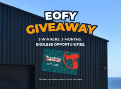 Win 1 of 3 $1K Bunnings Gift Cards - Wide Span Sheds