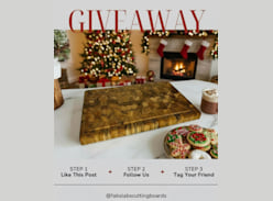 Win a $360 Butchers Block Chopping Board