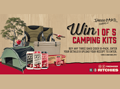 Win 1 of 5 Camping Kits