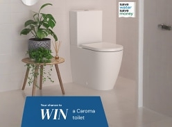 Win a Caroma Urbane II Cleanflush Toilet