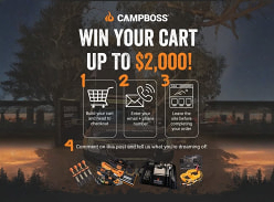 Win your Cart up to $2K