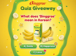 Win 1 of 2 Cartons of Binggrae Milk in your Favourite Flavour - Binggrae Australia