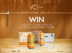 Win Cases of Stone & Wood + a Yeti Tundra Hard Cooler