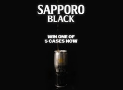 Win 1 of 5 Cases of Sapporo Black and Leap into Spring