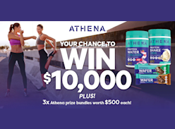 Win $10K Cash & 1 of 3 $500 Athena Prize Bundles - Chemist Warehouse