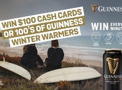 Win a $100 Cash Cards or 100's of Winter Warmers