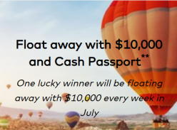 Win 1 of 4 $10K Cash with Cash Passport