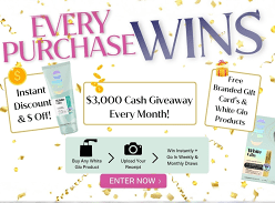 Win $3K Cash Giveaway