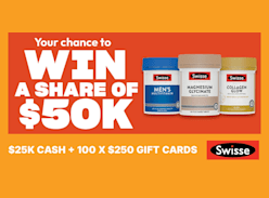 Win $25K Cash or 1 of 100 $250 Gift Cards - Chemist Warehouse