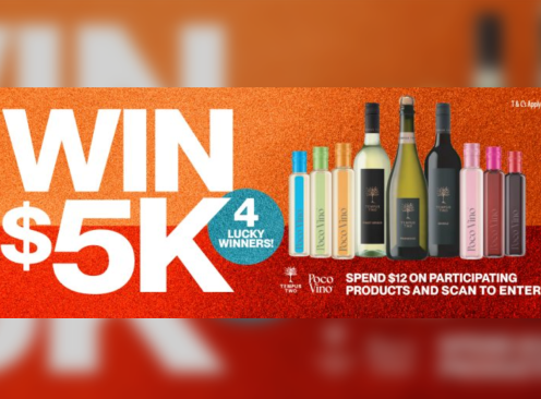 Win 1 of 4 $5K Cash Prizes - Australian Vintage