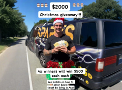 Win 1 of 4 $500 Cash Prizes