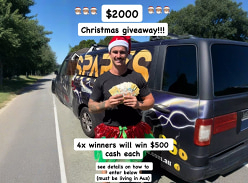 Win 1 of 4 $500 Cash Prizes
