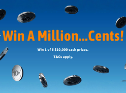 Win 1 of 5 $10K Cash Prizes
