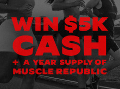 Win $5K Cash & a Year's Supply of Muscle Republic Activewear - Muscle Republic