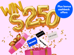 Win a $250 Cashback Prize