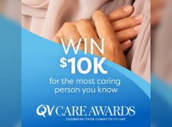Win 1 of 3 $10K Categories of QV Care Awards - QV Skincare
