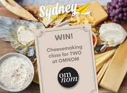Win a Cheese Making Class for 2 People at Omnom Cheese Making