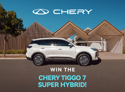 Win a Chery Tiggo 7 Super Hybrid Urban Vehicle
