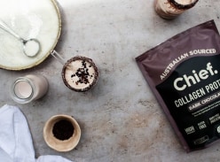 Win 1 of 5 Chief's Dark Chocolate Collagen Protein Powder Prizes - Mindfood