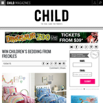 Win Children's Bedding From Freckles