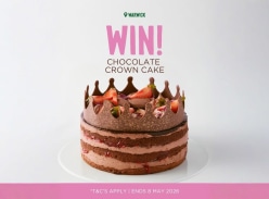 Win a Chocolate Crown Cake - The Cheesecake Shop (Warwick)