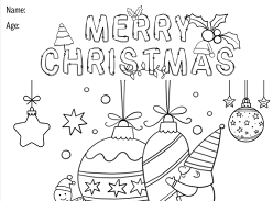 Win Christmas Colouring Competition
