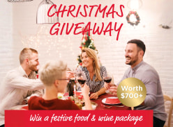 Win a Christmas Lunch Hamper & 6 Premium Wine Bottles