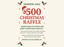Win a $500 Christmas Raffle