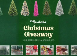 Win 1 of 3 Christmas Trees and Decoration Sets