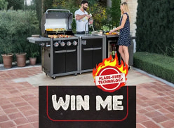 Win a Coleman Dual Fuel BBQ with Sink & Fridge Module