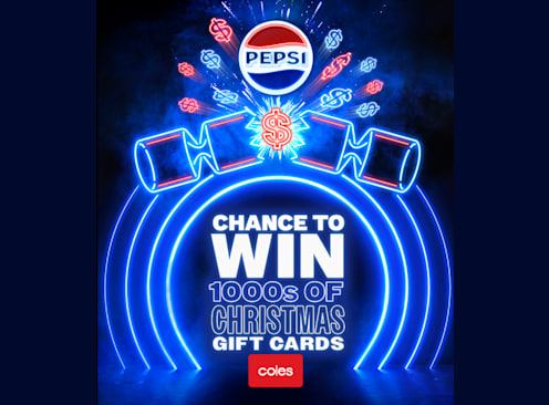 Win a Share of $200K Coles Gift Cards for Christmas - Pepsi