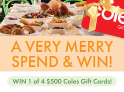 Win 1 of 4 $500 Coles Gift Cards