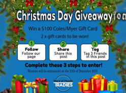 Win 1 of 2 $100 Coles/Myer Gift Cards - Word of Mouth Tradies