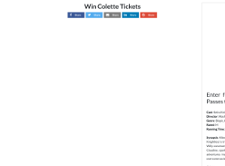 Win Colette Tickets