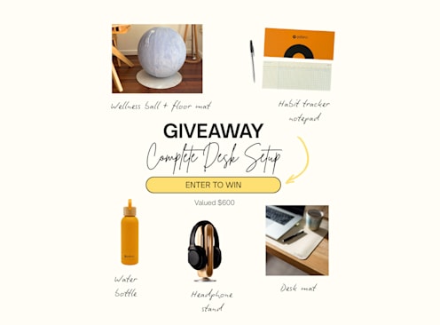 Win a Complete Desk Setup - Esfera Designs