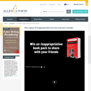 Win copies of Inappropriation for you and your friends