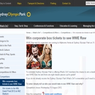 Win corporate box tickets to see WWE Raw