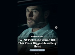 Win 1 of 20 Crime 101 Double Passes - Man of Many