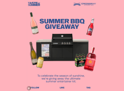 Win Crossray BBQ Xplor Compact Kitchen with Fridge & More - Taste Of Summer