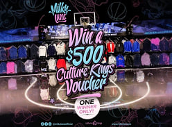 Win $700 Culture Kings & Milky LANE Vouchers