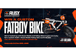 Win a Custom AUSX X Boost Mobile Fatboy Bike