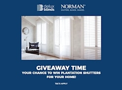 Win $3K Custom Norman Plantation Shutters